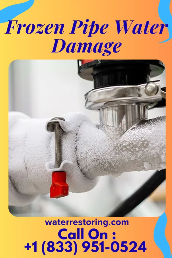 Frozen Pipe Water Damage in Larkspur, CA